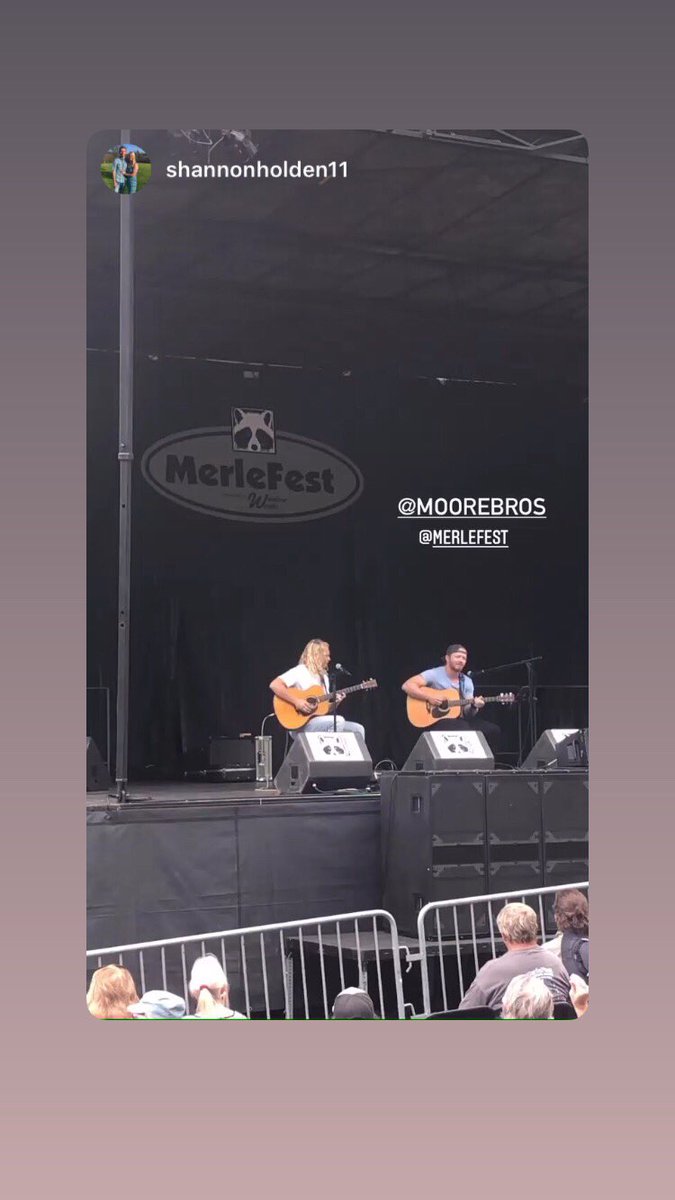 moorebrothers's tweet photo. Great weekend @MerleFest https://t.co/8bjwTNLld2