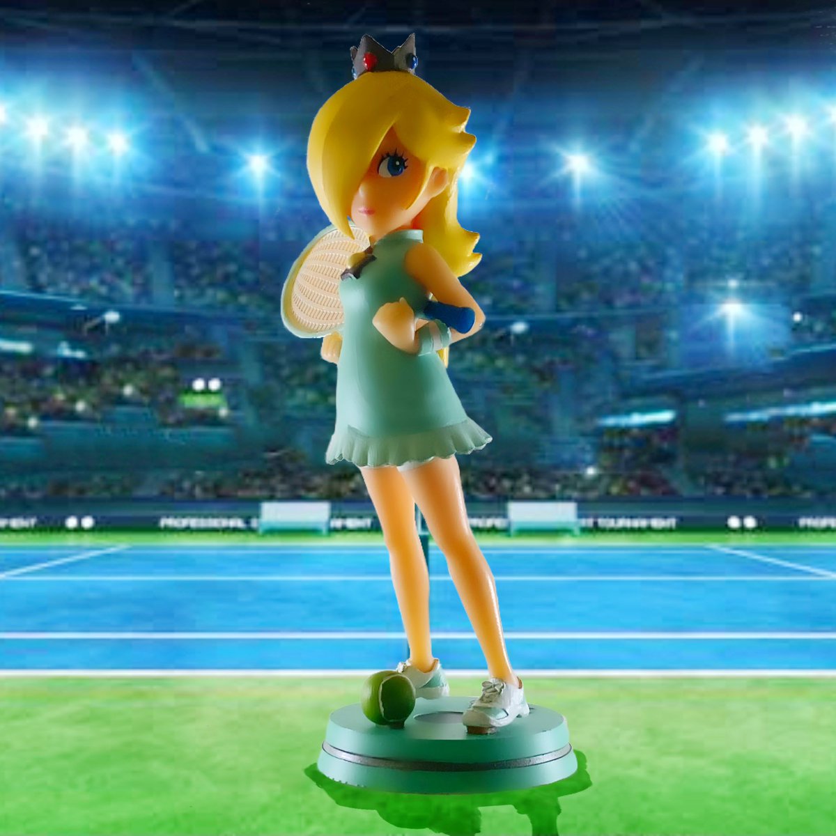 テニスウェア姿のロゼッタが塗装を完了したのでお披露目👀✨ 過去ツイ