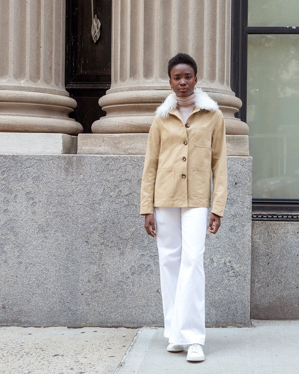 pologeorgis's tweet photo. Our version of a Chore jacket -  Get your errands done in style!
The Sutton Jacket lined with rabbit for warmth and trimmed with a lamb collar. Online now at https://t.co/ntamqsKV8F
.
.
.
.
.
.
.
.
#pologeorgis #fall2021 #goingoutlook #weekendvibes #shearling https://t.co/7z2tNkdARQ