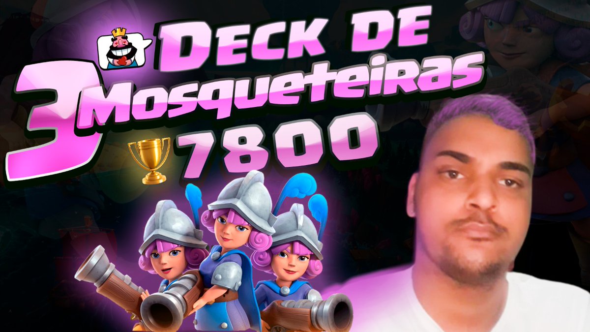 HOJE TRAZEMOS UM DOS MELHORES JOGADORES BRASILEIROS COM DECK DE 3 MOSQUETEIRAS NO CLASH ROYALE <a href="/victorpro/">VICTORPRO</a>   NOS DEU DICAS DE COMO ATINGIR DE 7000 TROFÉUS OU ATÉ MESMO 8000 TROFÉUS.

Link:youtu.be/rBfQvuXT1Ig

#clashroyale