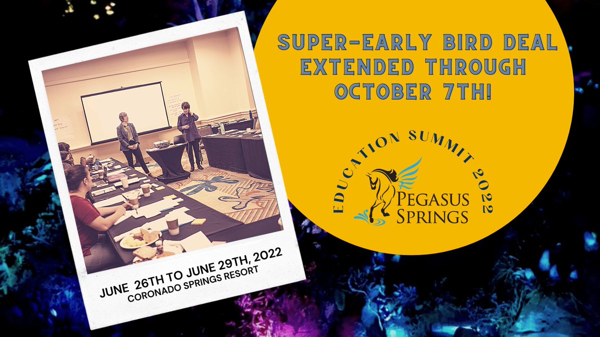 pegasus_springs's tweet photo. Connect with educators from around the country at PSECs 2022 Education Summit. Now available at its lowest price! Visit here and take the next steps towards making an impact in your community: https://t.co/rUgLAONs2y #edchat #edleadership https://t.co/6MdntIsSX8