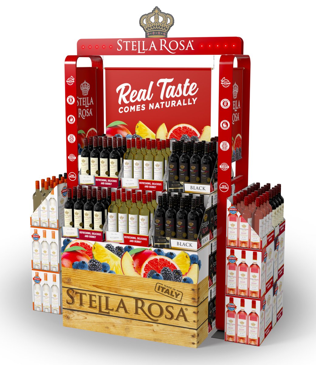 AffinityCreativ's tweet photo. Congrats to @stellarosawines on the launch of their arbor display! A relevant in-store #retaildisplay allows brands to target new customers, draws attention, and inspires discovery. #shoppermarketing https://t.co/cL5aNRrjH7