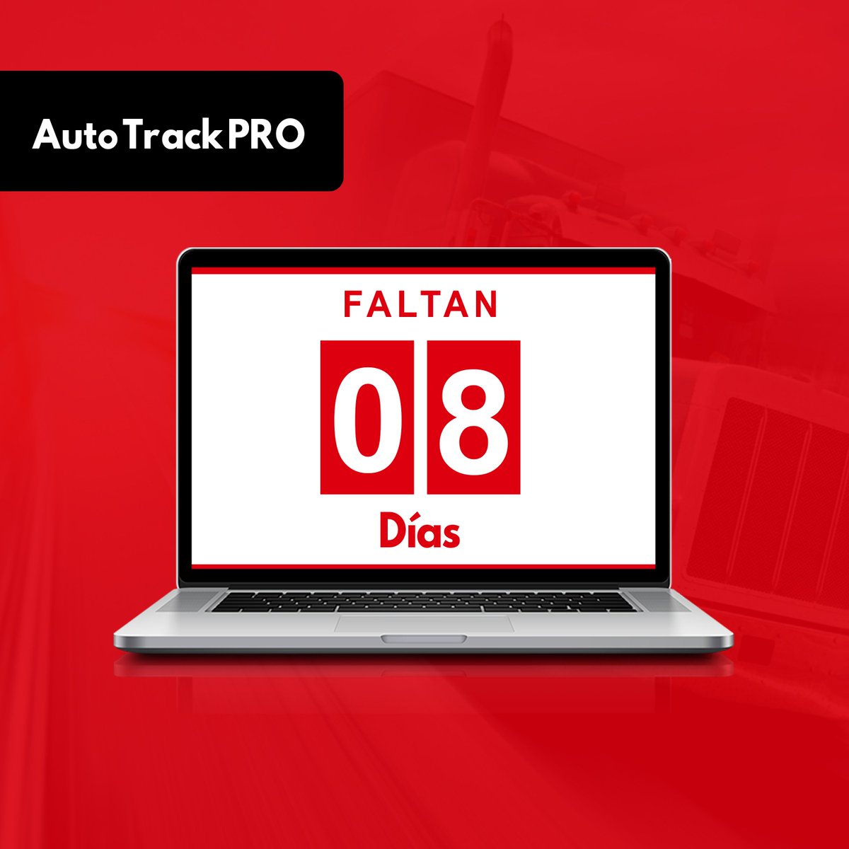 autotrack_rd's tweet image. 🔴 Estamos a 8️⃣ días del lanzamiento de nuestra moderna y robusta Plataforma #AutoTrackPRO 🎉🎉

🚗🚕🚎🚐🚛
 
#AutoTrackGPS #Lanzamiento #Plataforma #GPS #flotillas #mantenimiento #prevención #bloqueomotor #maquinarias #alertas #odometro #App #conductores #reportes #neumáticos