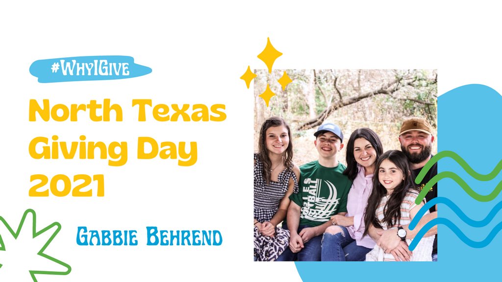 prc_news's tweet photo. Gabbie Behrend + #WhyIGive NTX Giving Day 2021
We all have different stories and reasons why this ministry is so important to us. Watch our series of #WhyIGive for North Texas Giving Day '21
https://t.co/pYHStNWTlo
https://t.co/ygFY4BDWZx https://t.co/YzR1UJPdgv