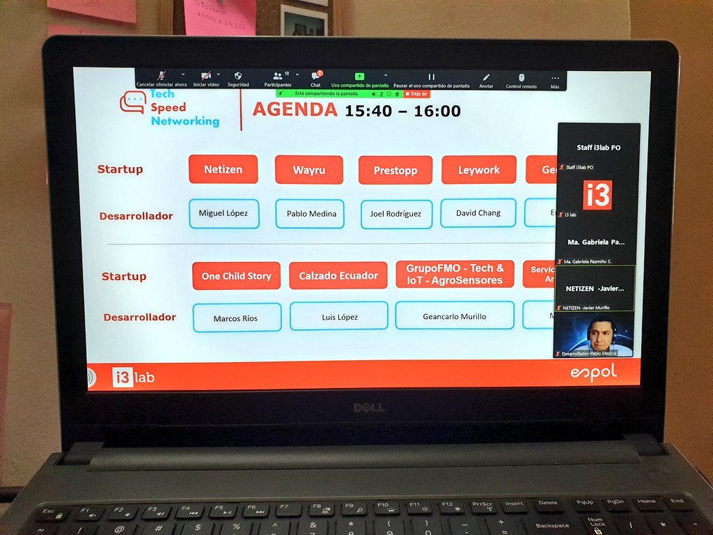 i3labespol's tweet photo. Hoy se lleva a cabo el #TechSpeedNetworking 🤝, evento dirigido a startups y desarrolladores, para que tengan la oportunidad de crear conexiones estratégicas 🚀 .
#i3lab #intrega #innova #impacta https://t.co/AQkmxQ0Ssz