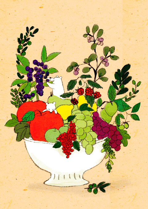 秋分の日のtwitterイラスト作品