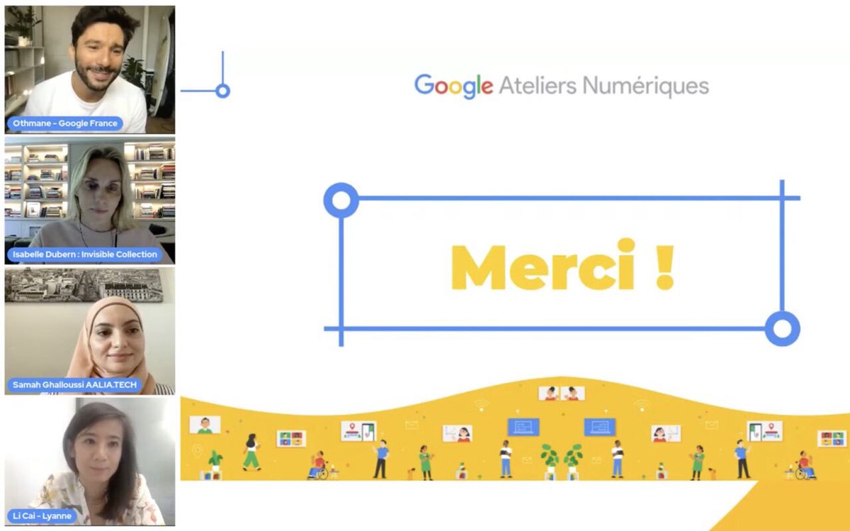Samah Ghalloussi (@samahnlp) on Twitter photo Merci à toute l'équipe organisatrice de la Journée Spéciale <a href="/GoogleEnFrance/">Google en France</a> x @WomeninTech_FR, c'était un plaisir d'y participer avec <a href="/lilyannefr1/">Li Cai</a> <a href="/isabelledubern1/">isabelle dubern</a> <a href="/othmanebenzair/">Othmane Benzair</a>
Le replay est disponible en ligne !
#womenintech #startup #google #france Merci à toute l'équipe organisatrice de la Journée Spéciale <a href="/GoogleEnFrance/">Google en France</a> x @WomeninTech_FR, c'était un plaisir d'y participer avec <a href="/lilyannefr1/">Li Cai</a> <a href="/isabelledubern1/">isabelle dubern</a> <a href="/othmanebenzair/">Othmane Benzair</a>
Le replay est disponible en ligne !
#womenintech #startup #google #france