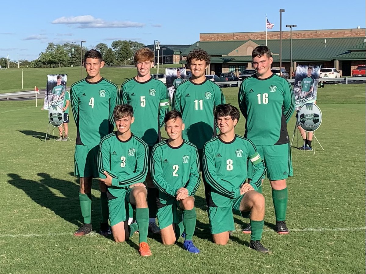 JSchmidtMC's tweet photo. What a great group of Greenwave seniors right here! Thank you for your awesomeness @MEADECOUNTYHIGH as STUDENT-athletes! #SeniorNight #WeAreMeade And remember, #OnceAGreenwaveAlwaysAGreenwave https://t.co/PhuHVPIBJw