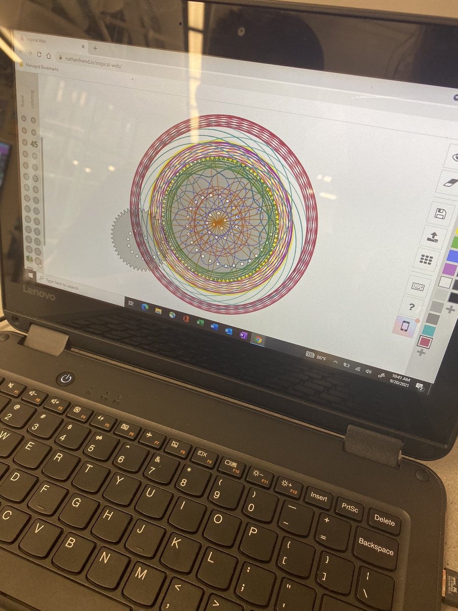 HHSTEM_bvisnov's tweet photo. Check out these #spirographs made by 2nd-5th grade students this week as part of our week-long #InternationalDotDay celebration! @peterhreynolds https://t.co/4hhkl1G3FN