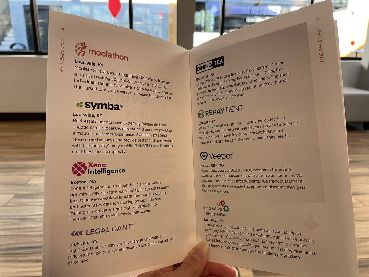 BFLouHaley's tweet photo. HUGE congrats to the companies who won Render Competition this year! @moolathon @LegalGantt @EvanKnowles_ @AlsalmanHishem @MindOfMac @RenderCap @KY_Inno https://t.co/yOxUVQI3wJ