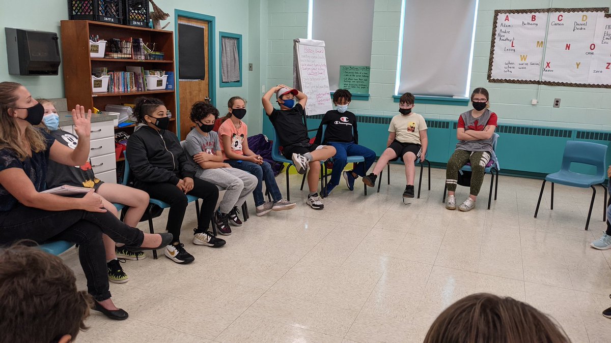 AWES_official's tweet photo. Building strong class communities one circle at a time!  @HRCE_NS #seewhatimlearning @HRCESafeSchools https://t.co/Az4PA9xnAp