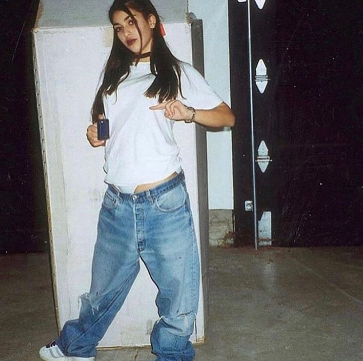 pedestrian's tweet photo. Kim Kardashian, 1993 https://t.co/6I570uCh72