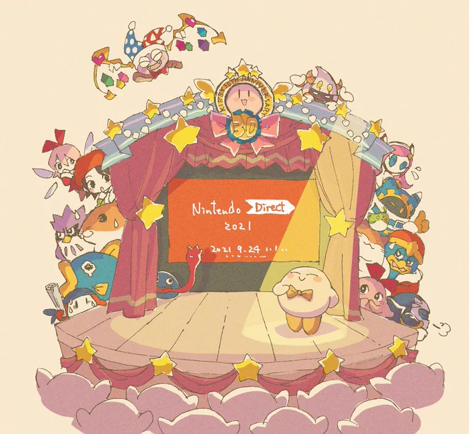 カービィ新作発表おめでとう!!!🎊🎉🌟
#星のカービィ  #NintendoDirectJP 