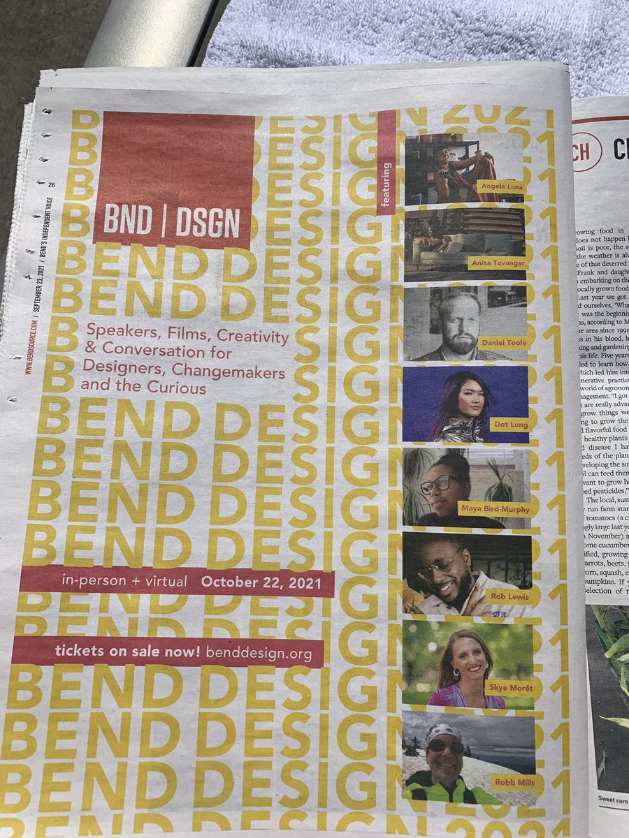 It’s really happening! #benddesign2021