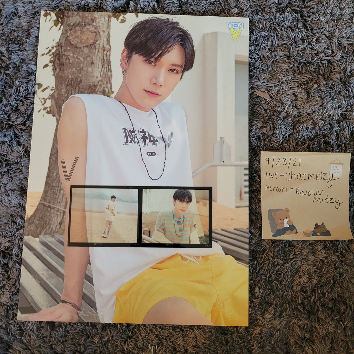chaemidzy's tweet photo. WTS USA 

NCT WayV Ten
A4 &amp; Film Strip bundle

$14 including tracked shipping 

DM me for more info/proofs https://t.co/StYs5ckl6m
