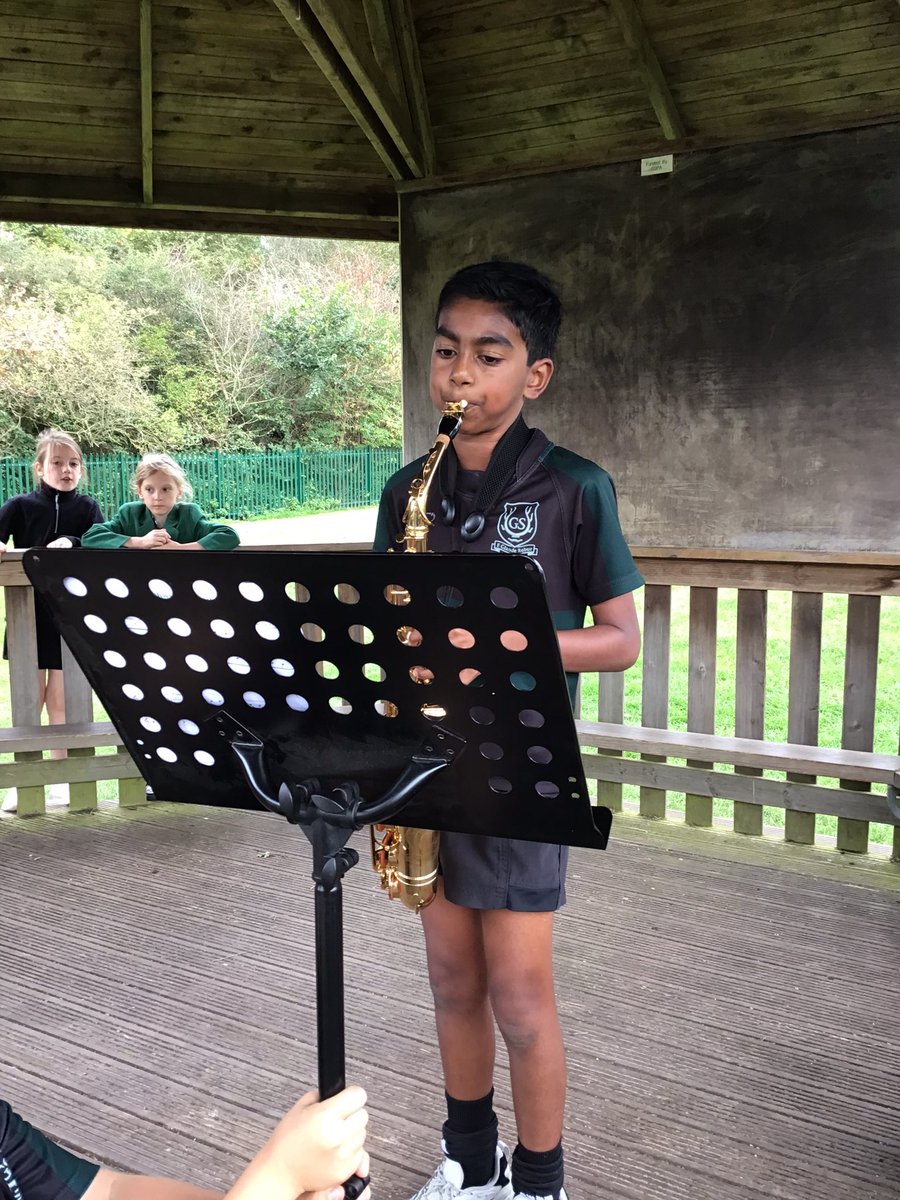 Today our older students have been inspiring the younger ones in their passion for music! Our Y6 Rock Band had Y1&amp;Y2 rocking out at lunch. Later we had two alto sax solos - from our Y6 Music Captain Rohan then a debut by Akshay who’s only had 3 lessons! 🎷🎶🎤🎸<a href="/Grange_Cheshire/">The Grange School</a>