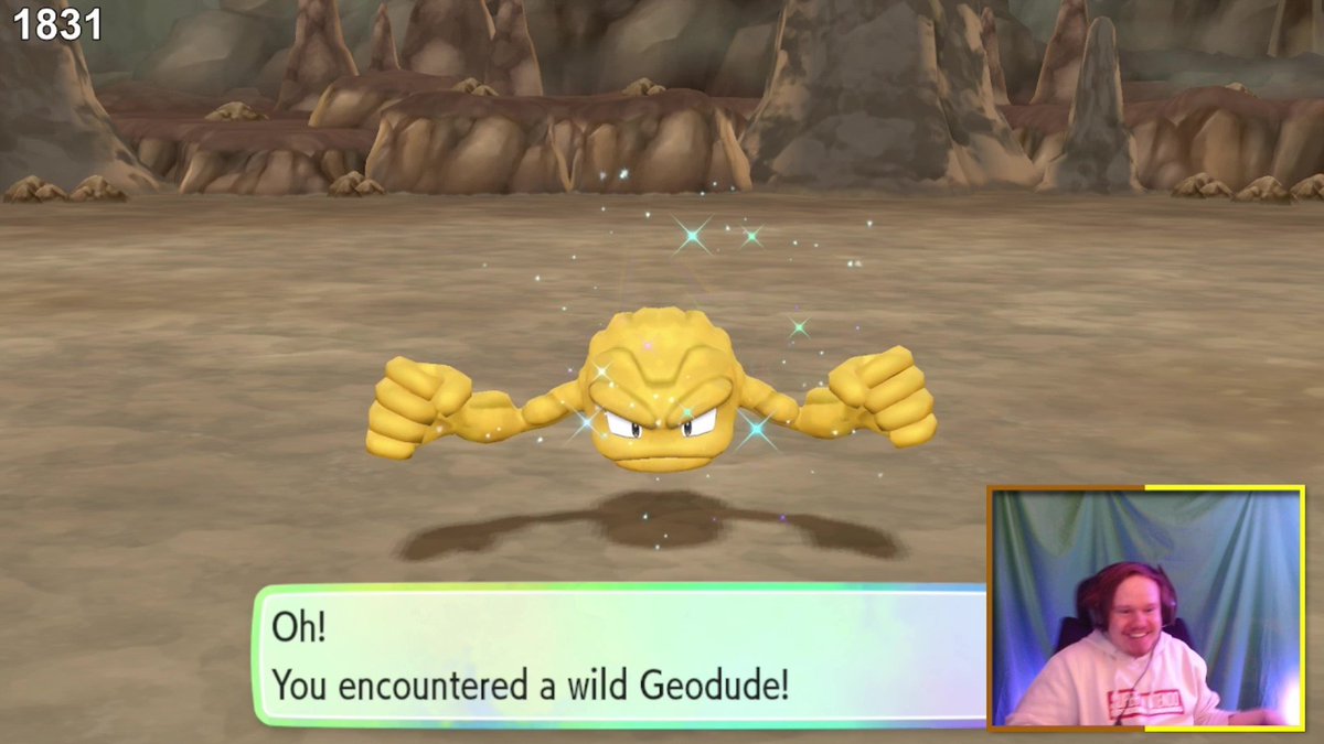 ShinyHaunterSJ's tweet image. Duuude! Once again less then an hour after i stop streaming it happens 😂 Shiny 3# for #LetsGoWeek2021

I actually really wanted a Geodude so im very happy with this! My Luck has been really good so far!

#ShinyPokemon #LetsGoWeek