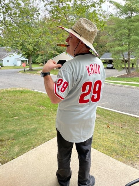 scottbilker's tweet photo. Lew is proud to say he has been a fan through thick and thin since age 6. @JohnKruk https://t.co/xRVFH0zl01
