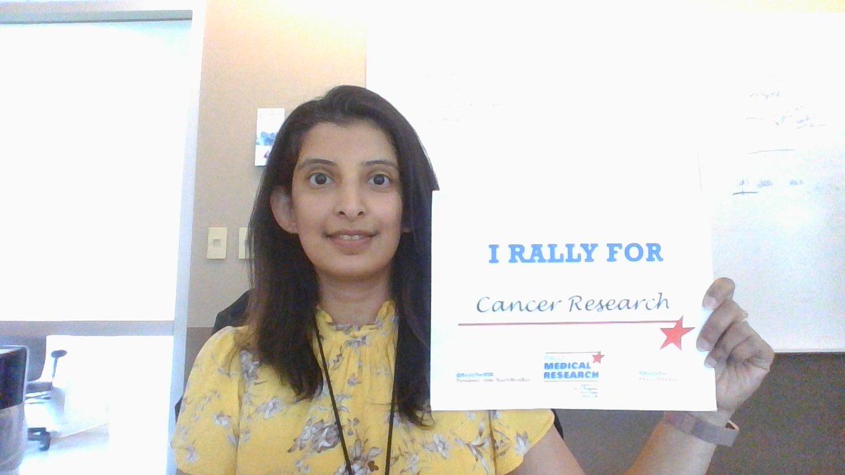 FoxChaseCancer's tweet photo. Thank you to Dr. Rashida Ginwala (@RGin110), a postdoctoral scientist @ Fox Chase, for representing our mission &amp; sharing the importance of increased funding for research at today's @RallyForNIH!

She studies the effects of chemotherapy in patients w/ #bladdercancer. #IRallyFor https://t.co/X67up4VNla