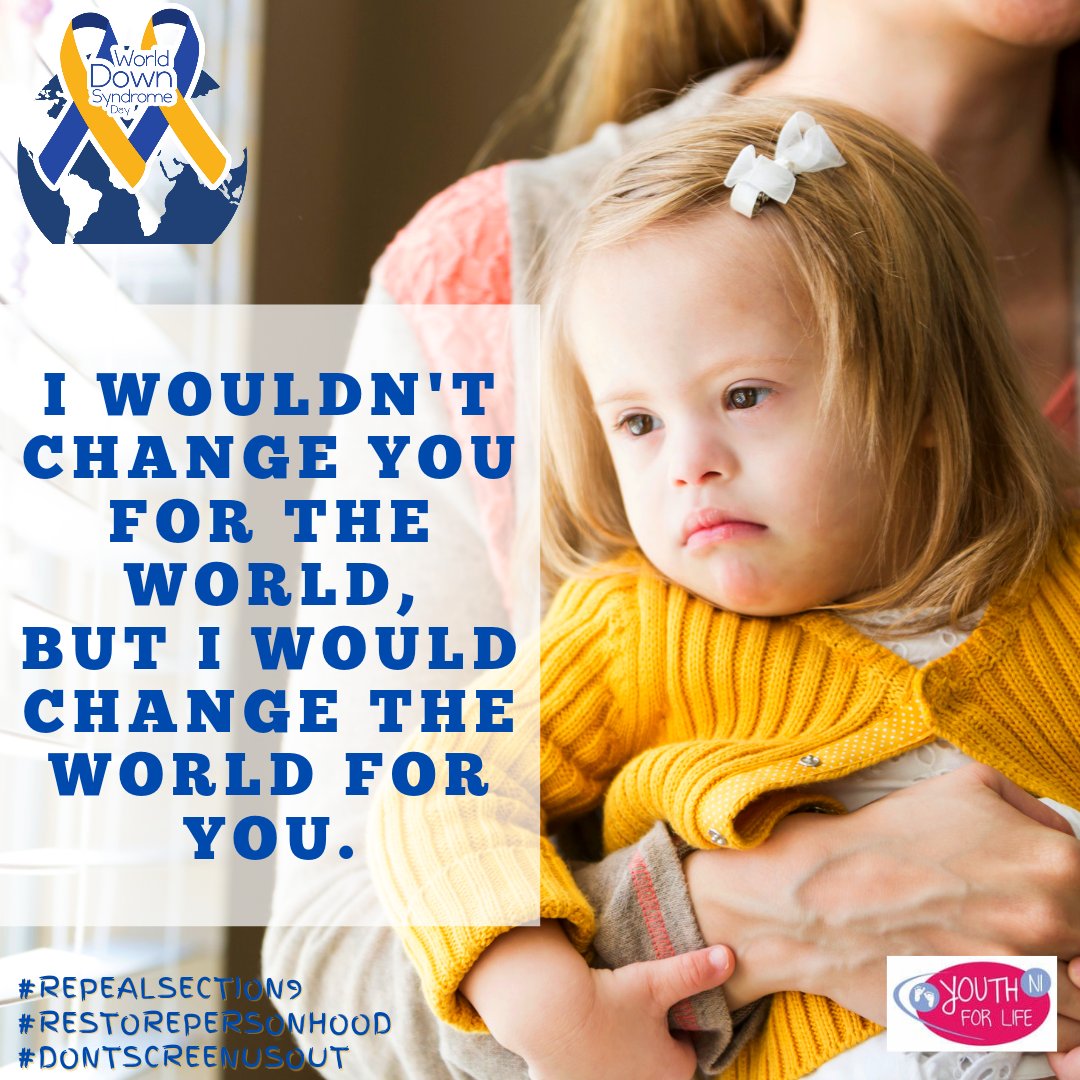 Love doesn't count Chromosomes, the justice system shouldn't either.

#DontScreenusOut #DownSyndrome 💙💛 #WouldntChangeAThing 
@HeidiCrowter95 #ImwithHeidi #imwithAidan #DownRightDiscrimination