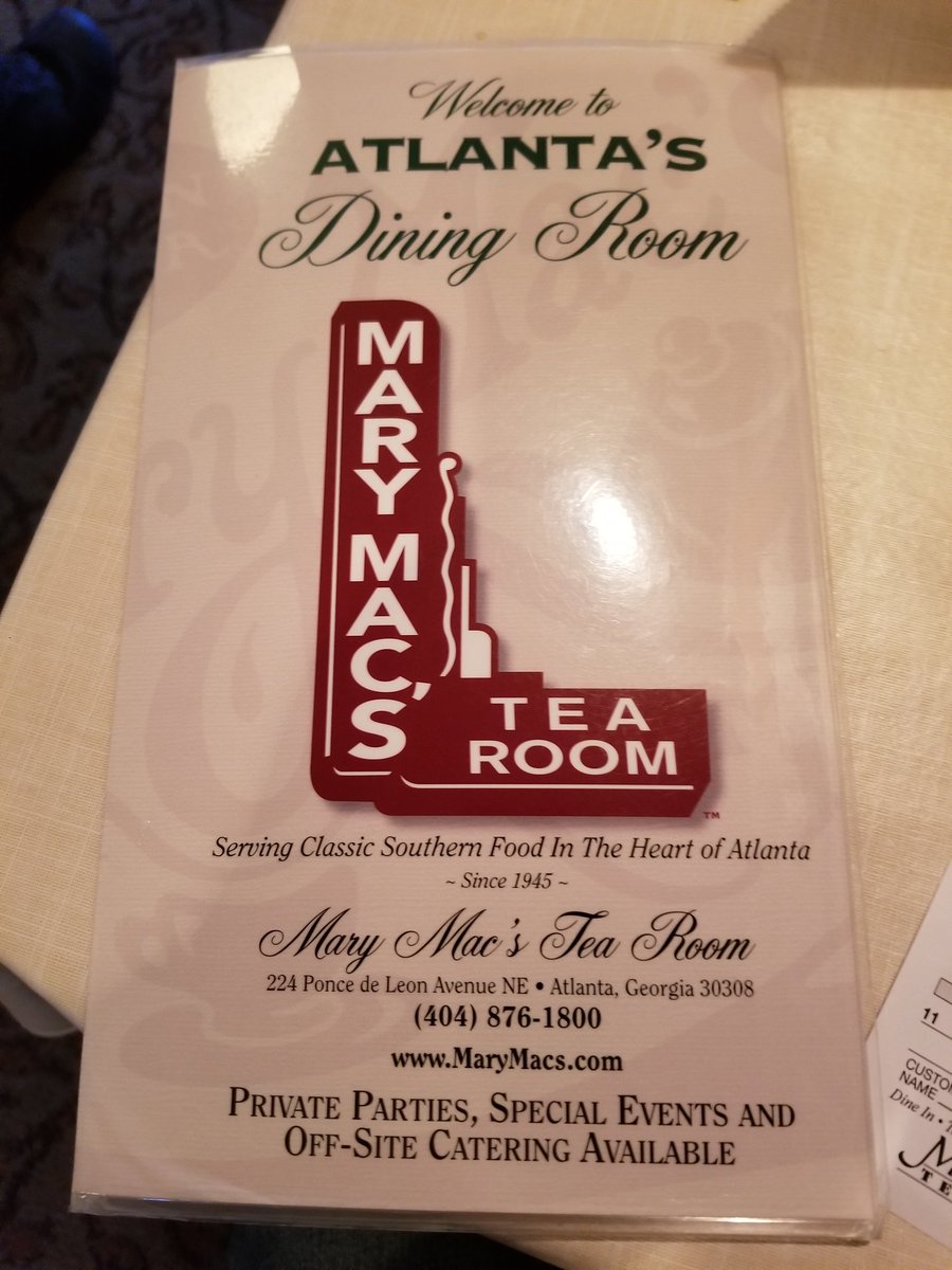 With <a href="/MaxwellDieck/">Maxwell Dieck</a> having dinner at an Atlanta tradition! <a href="/MaryMacsAtlanta/">Mary Macs Tea Room</a>