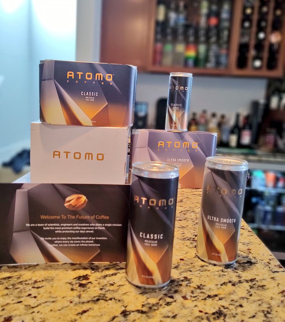 ClosetBar's tweet photo. The @ClosetBar team congratulate @AtomoCoffee on successful launch &amp; can't wait to try this innovative molecular cold brew made from 98% upcycled ingredients! Save the planet! 94% less water! 93% less carbon emissions! 🌎☕♻️

Welcome, Atomo! ⚛️☕#startup #seattle #coffee #tech https://t.co/bUPTxGCM54