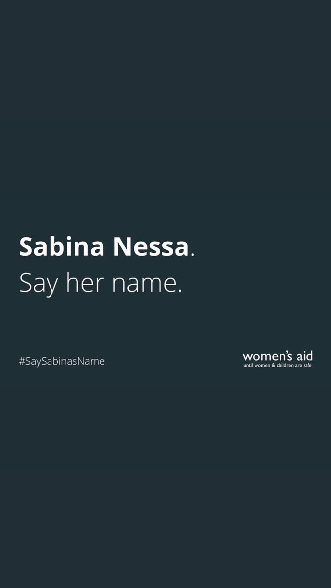 Sabina Nessa #SayHerName