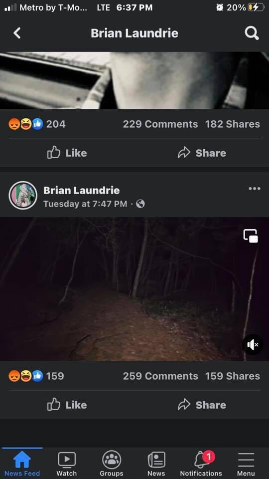 X242153's tweet photo. Have you guys seen this Facebook page? I think someone is trolling but i really don’t know. The picture of him looks like a face swap but the fb is linked to his Instagram.
 #BrianLaundrie https://t.co/AzQdzuOzOq