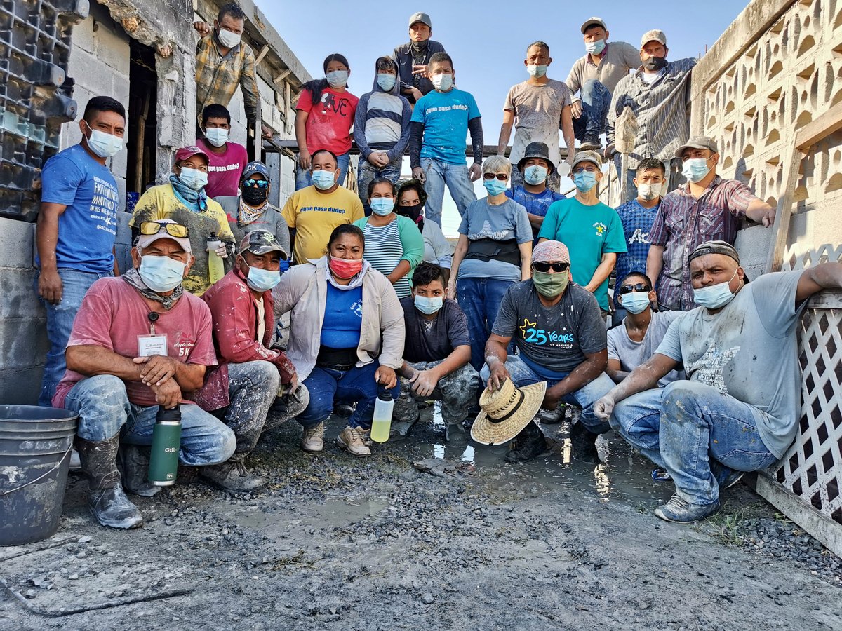 FaithMinistryMX's tweet photo. Roof day!

Today the team from Covenant Presbyterian Malvern, PA, the volunteers, and the staff poured the roof of Casa #7, built for Ciro and Cristina and funded by the Litfin family from Ohio! https://t.co/10ZtD0SU8C