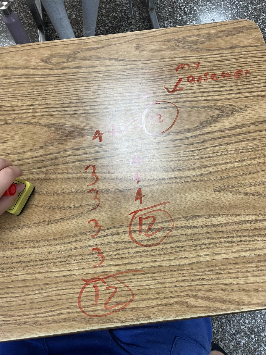 JessDCunningham's tweet photo. Show me your strategies for the 4s facts. Use what you know to figure out what you don’t. #flexbilethinking #multiplestrategies #mathisfun #domath #fluent @nancy_estepa #numbertalk https://t.co/OGx9QbuSgU