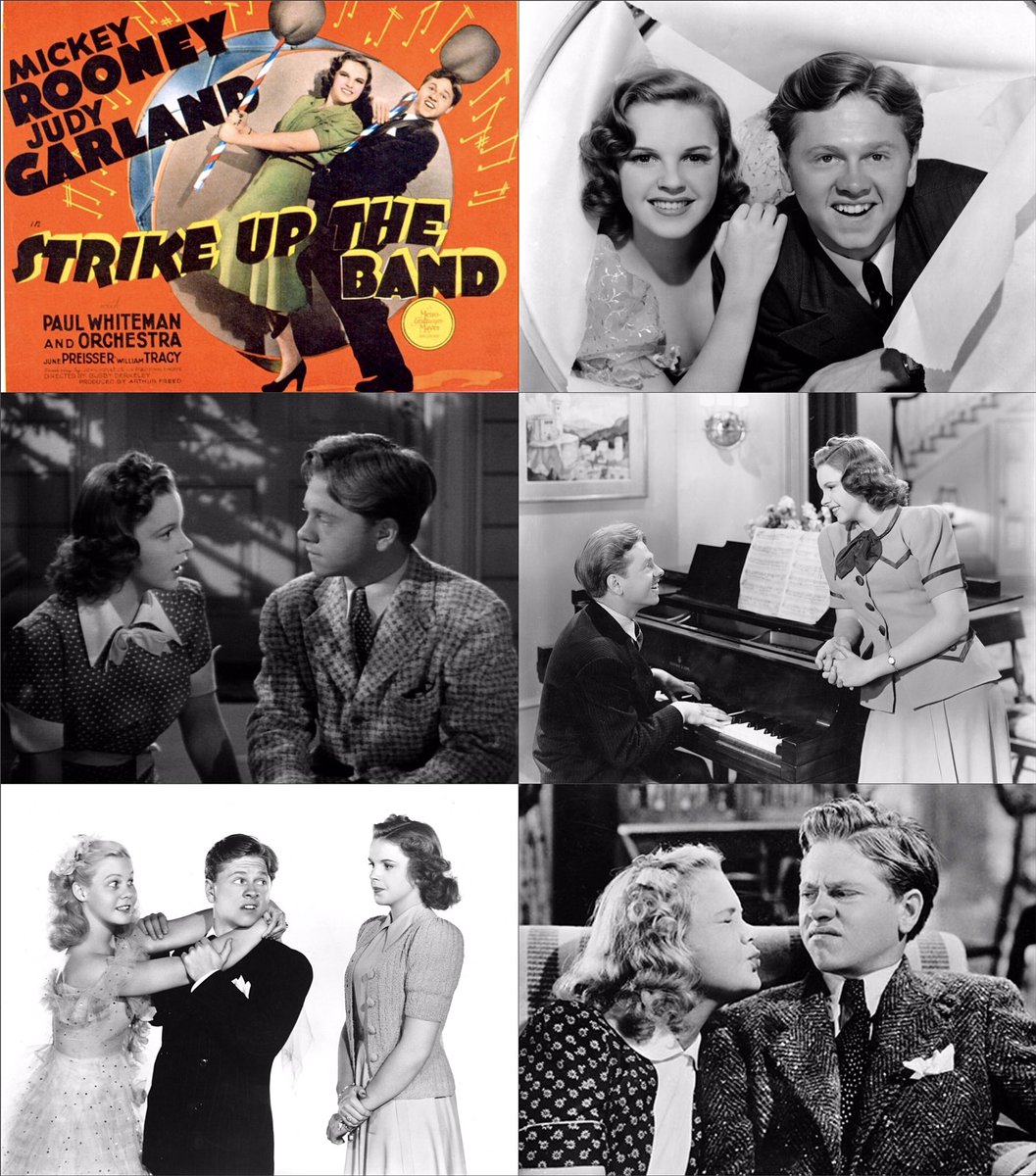 “STRIKE UP THE BAND” (1940) dir. Busby Berkeley

#MetroGoldwynMayer

#MickeyRooney
#JudyGarland
#JunePreisser