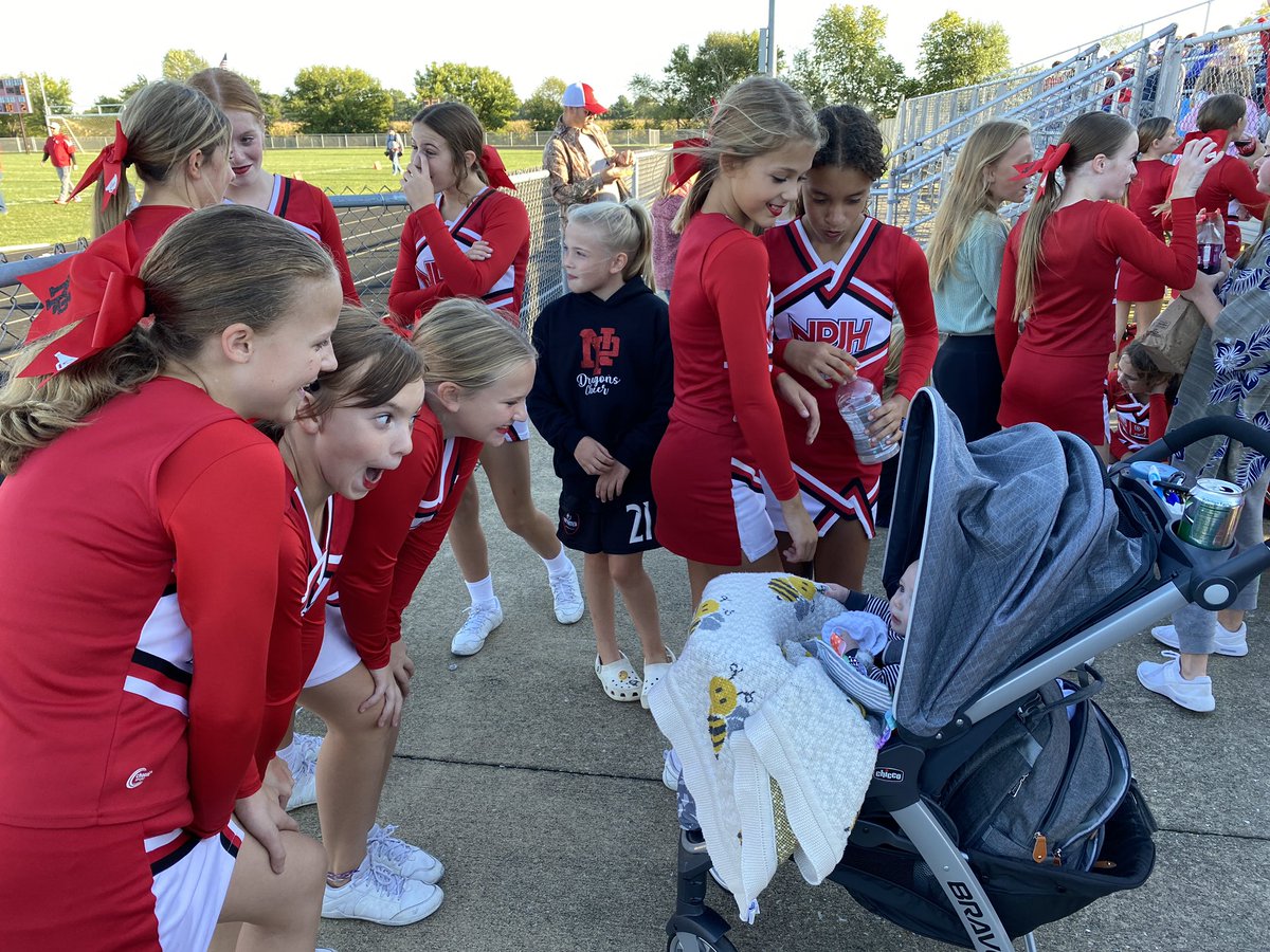 Connor had quite the fan club at the 7th grade football game tonight. We loved cheering on our Dragons! <a href="/DragonsNPJH/">New Palestine JH  Athletics</a> <a href="/FesslerKeith/">Keith Fessler</a> <a href="/MooreNPJH/">NPHS Asst. Principal & Girls Varsity 🏀 Coach</a> @SouthernHancock #newpalproud