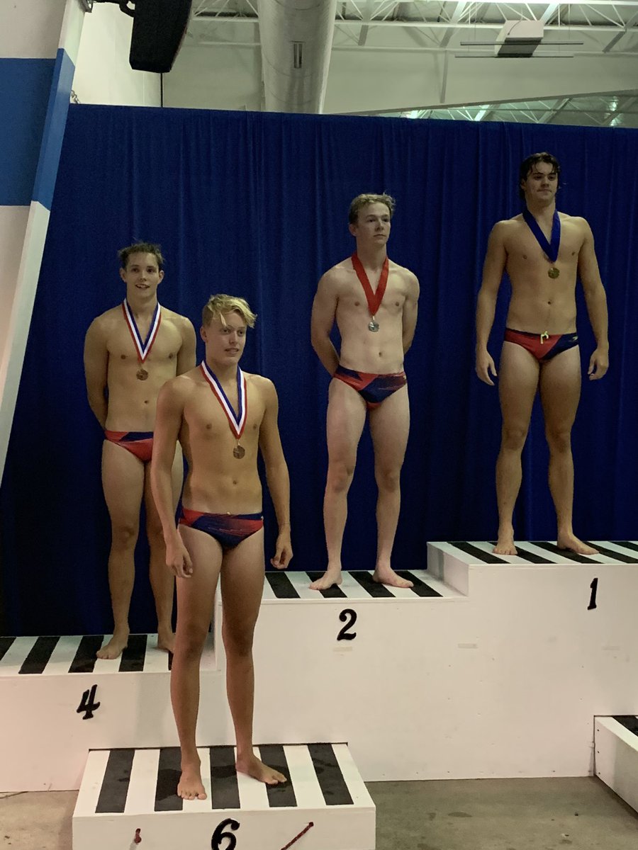 50 Free guys wanted in on 4 in the top 6.  Flouer 1st.  Talburt 2nd, Johnson 4th, Dixon 6th.  Dixon moved from 13 seed to 6th.  Gotta love the fight to get on the podium.
