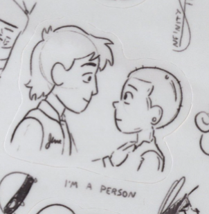 ohhh im looking at the merch and the writing below the sticker of lake is gonna make me cry ;;;o;;;