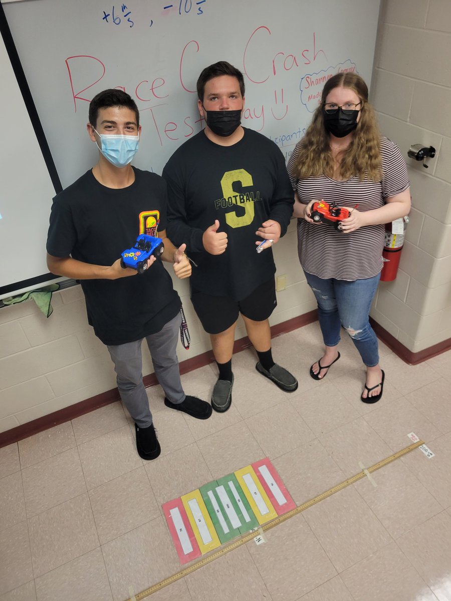 MrGeddesPhysics's tweet image. Congratulations to all the successful Period 8 Advanced Physics lab challenge groups!👏🧠
💯 Jack P, Alex W, &amp;amp; Hannah M
💯 Paul R, Kole L, &amp;amp; Andy M
💯 Ryan S, Drew B, &amp;amp; Tyler S