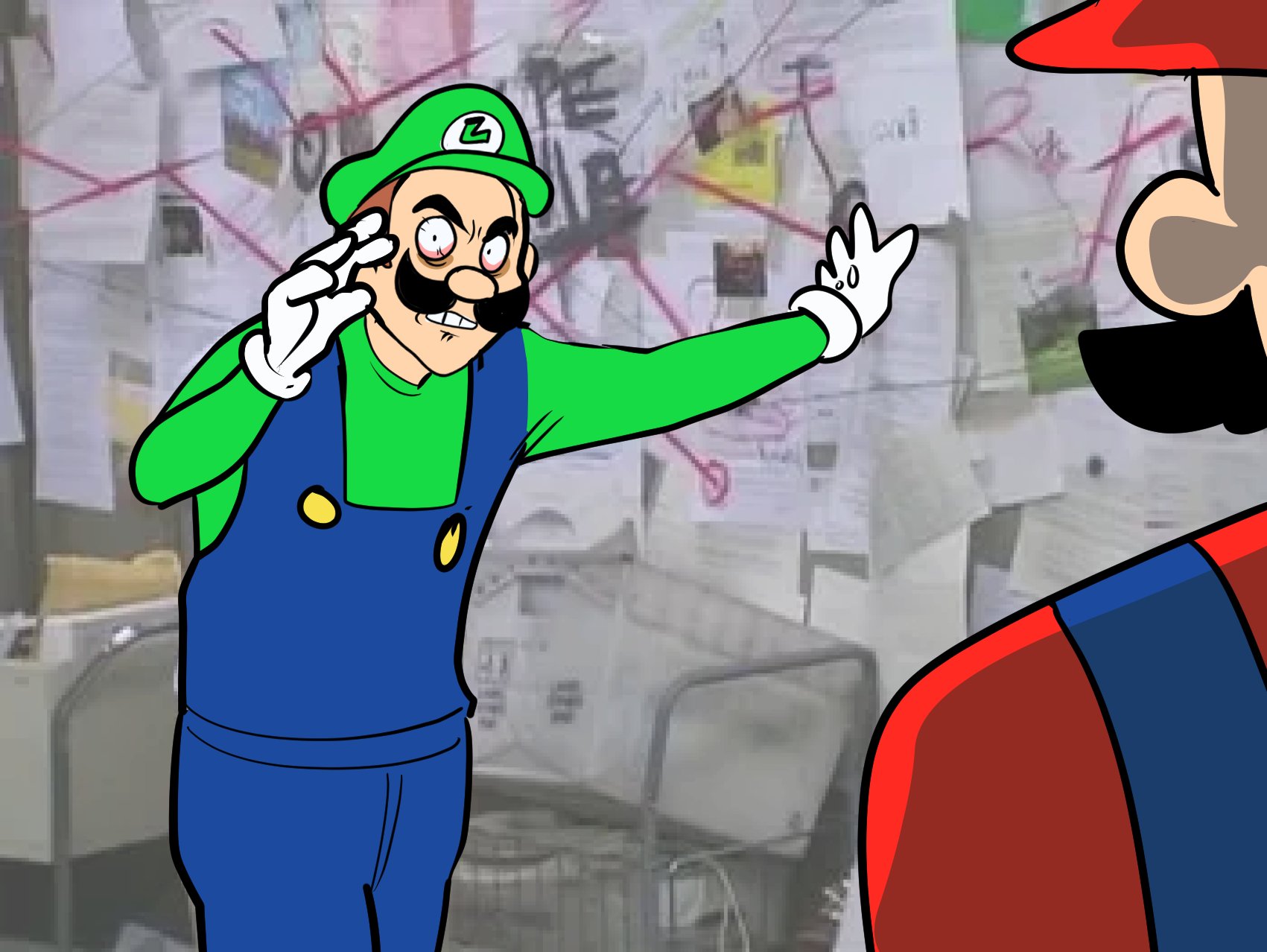 mario bros movie meme luigi