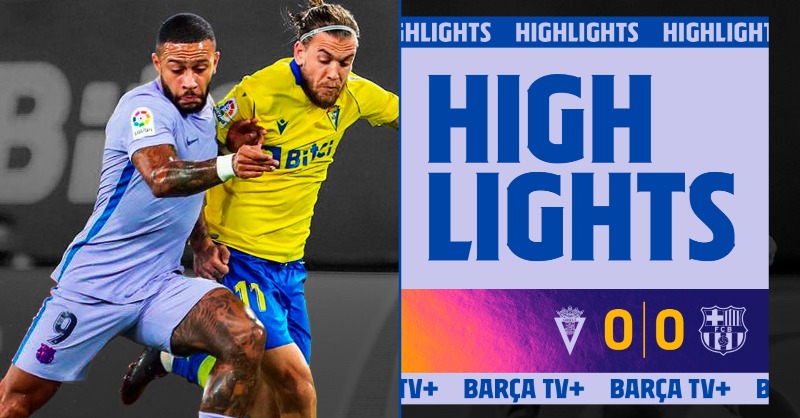FCBarcelona_cat's tweet photo. [RESUM] 🎥

👀 Les millors imatges de l’empat 🆚 Cadis