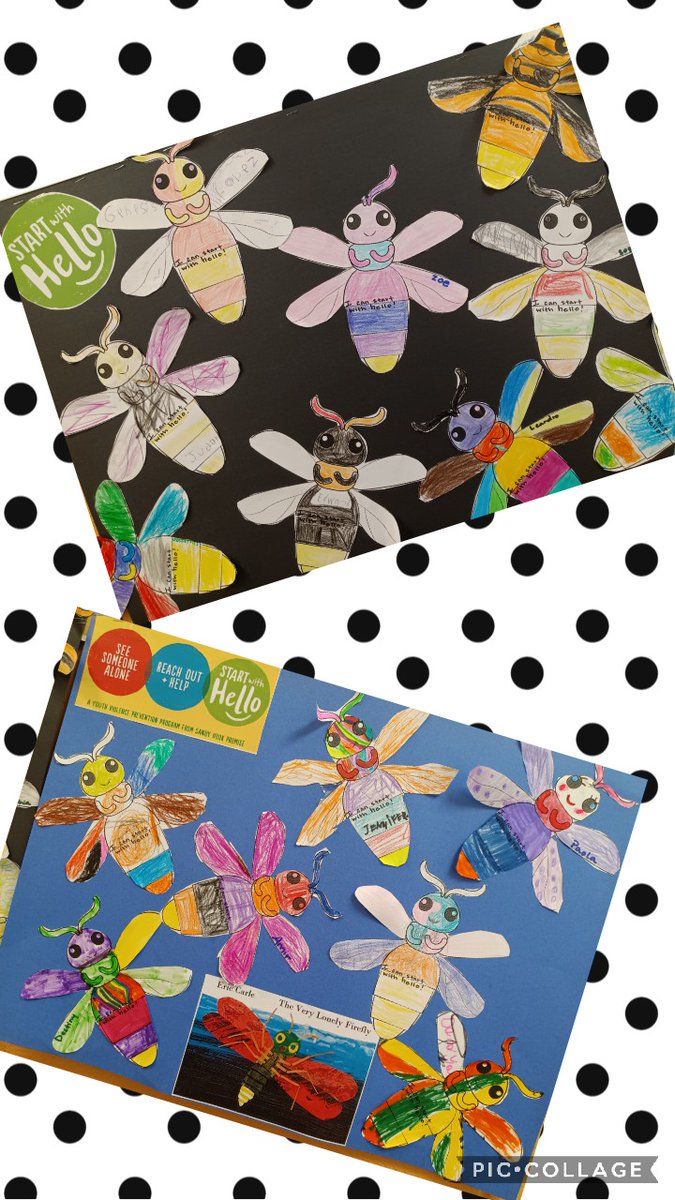 Kindergarten read Eric Carle's The Very Lonely Firefly to explore how we can Start with Hello when others are left out <a href="/CounselingGcs/">GCS Counseling Services</a> <a href="/sandyhook/">Sandy Hook Promise</a>