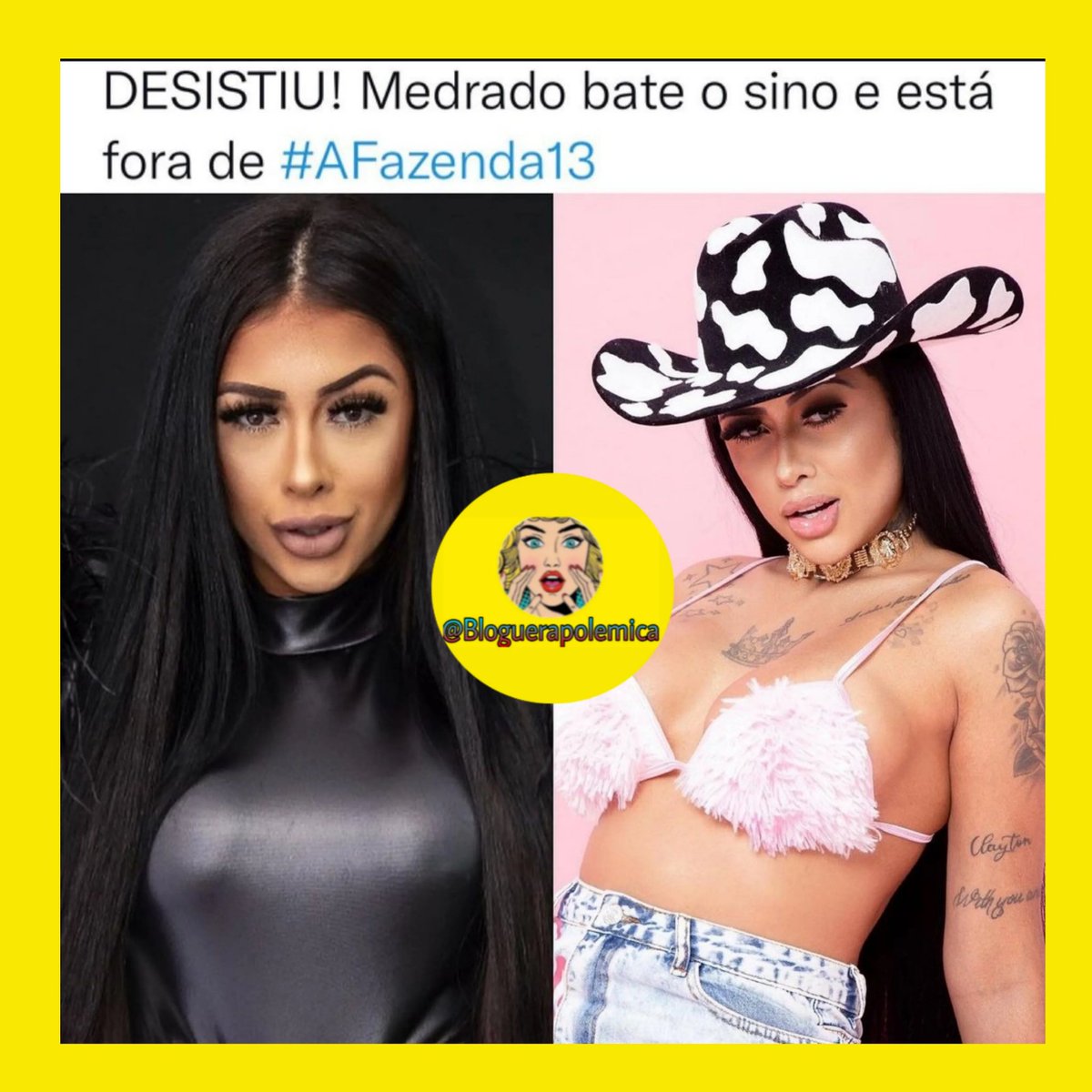 Bloguerapolemic's tweet photo. Agora é Oficial! Medrado está fora da Afazenda13 https://t.co/MZ8EgVk6AP