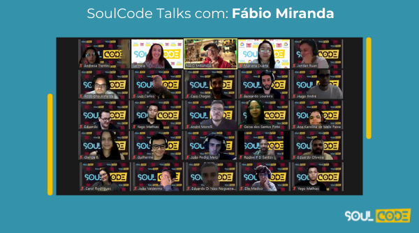SoulCodeAcademy's tweet photo. O SoulCode Talks de hoje foi de muita energia boa e inspiração! Tivemos o privilégio em receber o Fábio Miranda, que está hoje como gestor do Instituto Favela da Paz, músico funcional, entre muitas outras coisas.
#SoulCodeAcademy #TNTEnergyDrink #ImpactoSocial https://t.co/qMRShArvfM