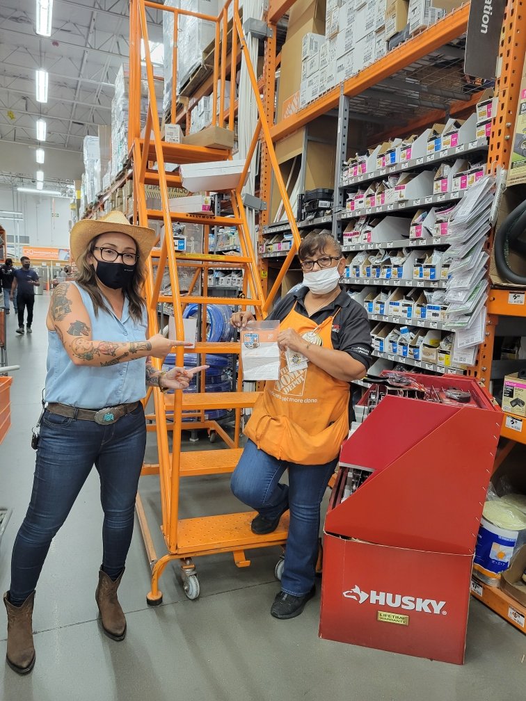 Big shout to Mary in D26 for all her hard work she does in plumbing.  Especially making sure the pipe and fitting aisle is always looking 100%