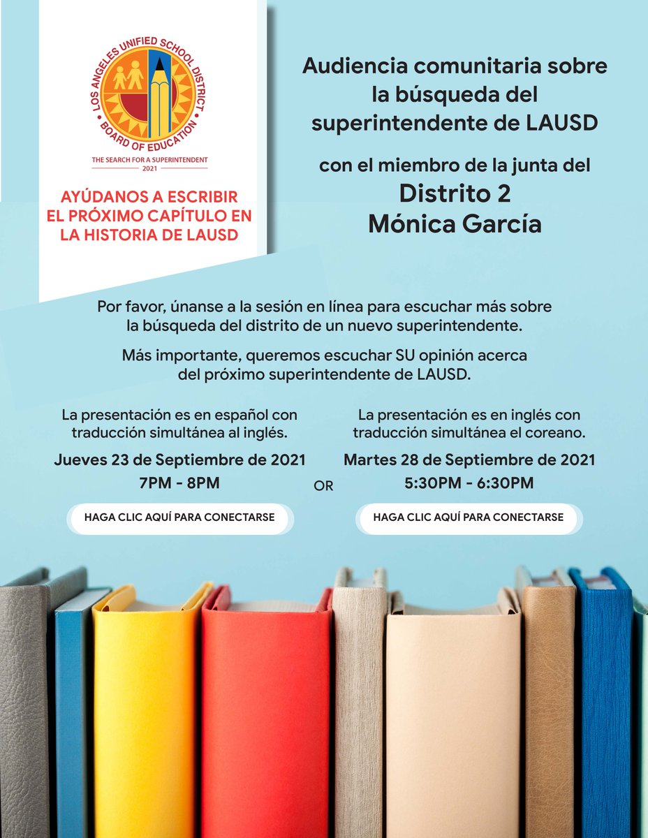 West Adams Preparatory HS (@westadamsprephs) on Twitter photo Join @boarddistrict2 at 7 PM for a virtual listening session to hear more about the <a href="/LASchools/">Los Angeles Unified</a> search for a Superintendent. us02web.zoom.us/j/83509481865 Join @boarddistrict2 at 7 PM for a virtual listening session to hear more about the <a href="/LASchools/">Los Angeles Unified</a> search for a Superintendent. us02web.zoom.us/j/83509481865
