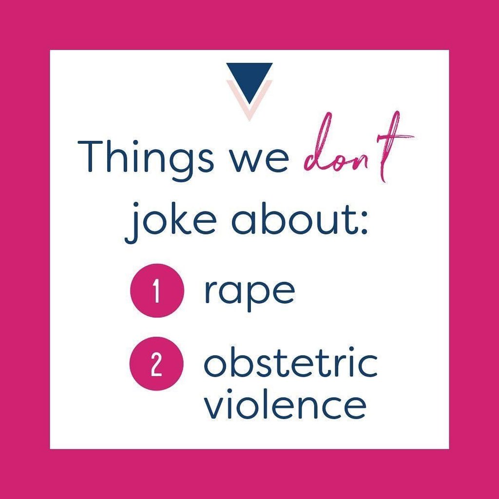 vbacfacts's tweet photo. Posted @withregram • @birthmonopoly (not a comprehensive list)

Can we *not* joke about obstetric violence?

Today I came across a video post of a woman healthcare provider mocking …

https://t.co/ZV0IseTun1 https://t.co/4rizwiZs0A
