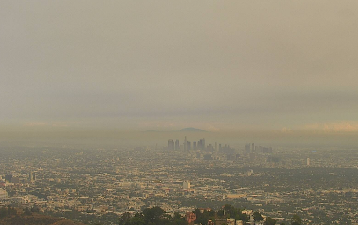 Our skies are looking very hazy from the #wildfire smoke this afternoon ...