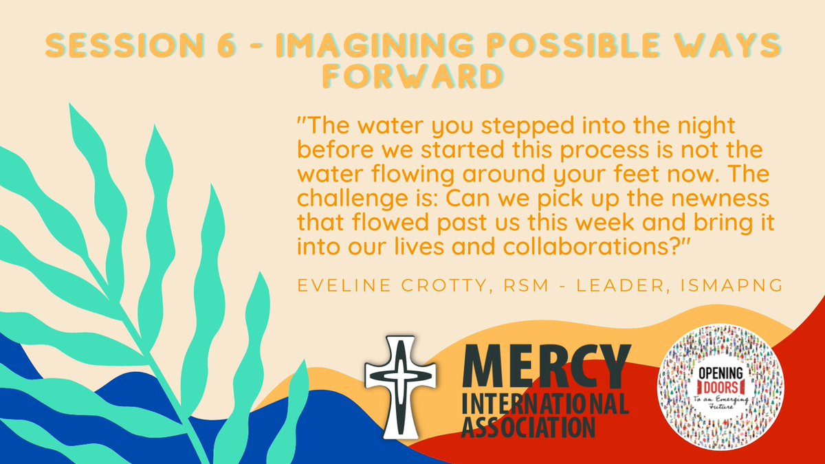 mercyworldwide's tweet photo. As we closed our #GenerativeConversation, we reflected: As we move into the 3rd century of living Mercy in the spirit of Catherine, What are Mercy's non-negotiables? What should be Mercy's agenda? Thanks to Tripthi Rodrigues, MIA Office Manager, for capturing our sessions in art! https://t.co/daC2AQrxNd