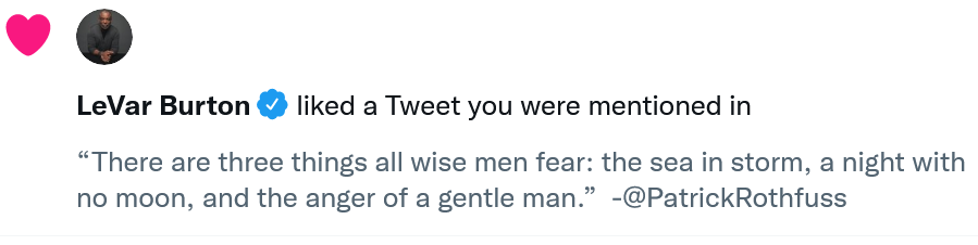PatrickRothfuss's tweet photo. I'll admit, I didn't expect to stumble onto this tonight.... https://t.co/uctxhbYIGp