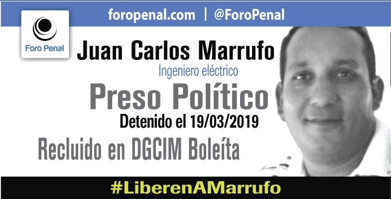 ForoPenal's tweet photo. Juan Carlos Marrufo y Maria Auxiliadora Delgado fueron detenidos sin orden judicial por funcionarios de la DGCIM el 19/03/2019, presentados ante el tribunal 1°en terrorismo el 06/05/2019, el Tribunal decretó libertad restringida con medidas cautelares. 
#Liberenlos https://t.co/mjBSfaDotn
