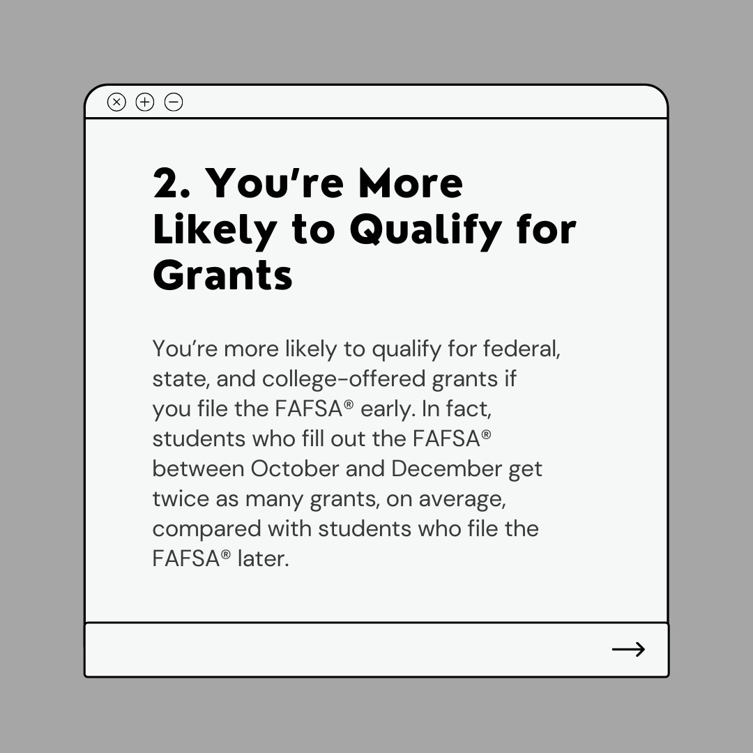 UofMfirstgen's tweet photo. The Free Application for Federal Student Aid (FAFSA®) form goes live in 8 days! 👀

Keep checking back to learn more about the FAFSA® form and important deadlines. 🐯 💙
#federalaid #octoberFIRST #fafsafacts #FIRSTfafsa #fafsafrenzy (2/3) https://t.co/doxfw6MHK4