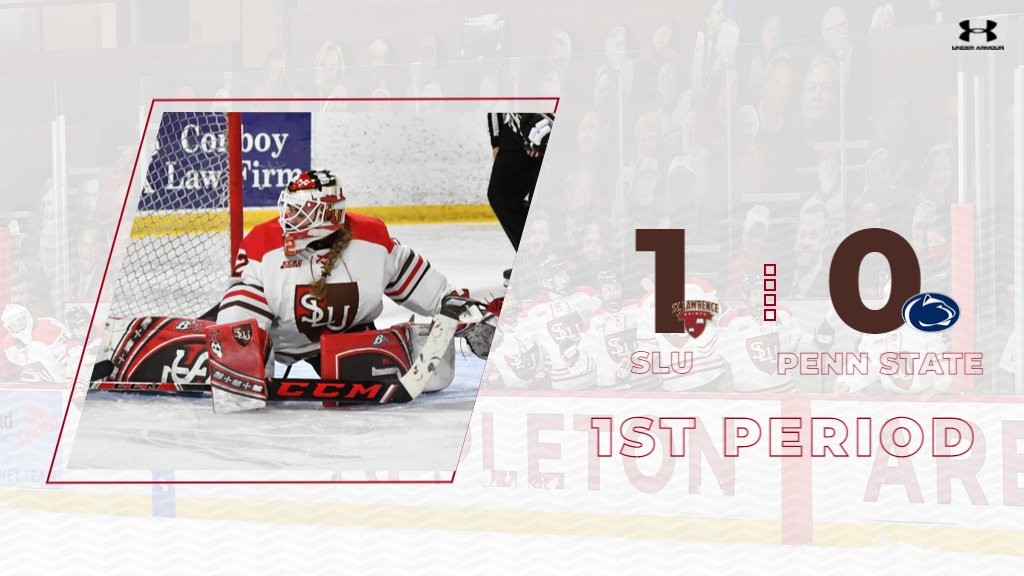 SLU_whockey's tweet photo. A great start for the Saints, as Hillary Sterling scores her first collegiate goal to put the Scarlet and Brown up 1-0 after one. https://t.co/guBnU4WD0d