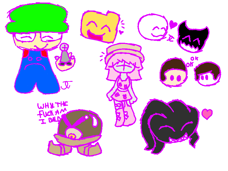 CHIRUMIRUZ's tweet photo. art dump :thumbs: #fnf #saltyssundaynight #fnffever #fnfbrightside #vtan #xtan #4chan #vsdaveandbambi #fnfupdike #hankball #bobandbosip #bobsonslaught #amongus https://t.co/9r5mynGFKq
